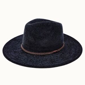 287. Black Collette fedora hat